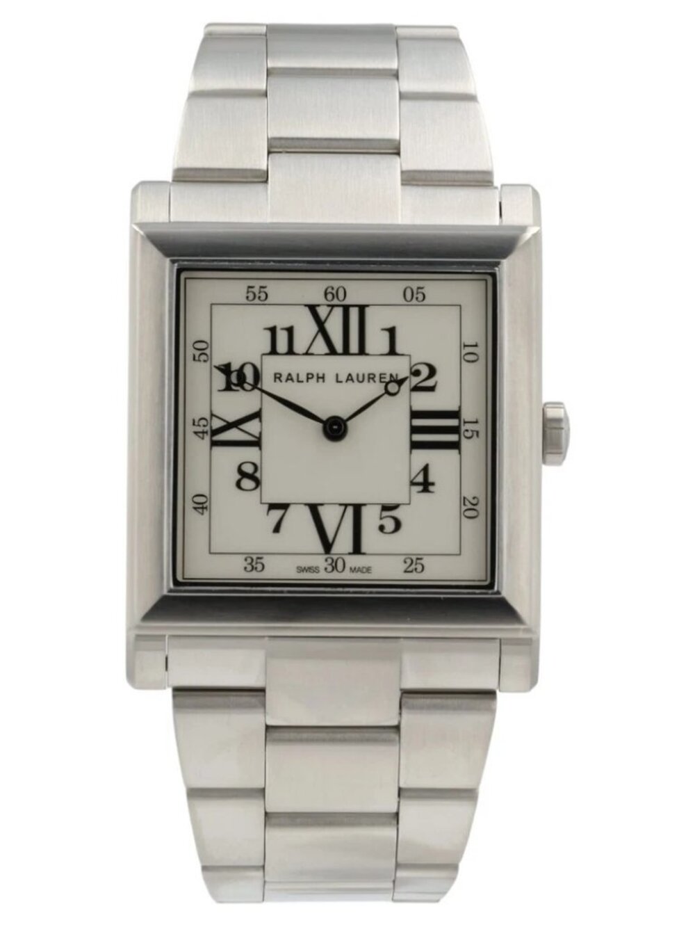 NEW Ralph Lauren 867 White Dial Stainless Steel 35mm Automatic Men's Watch